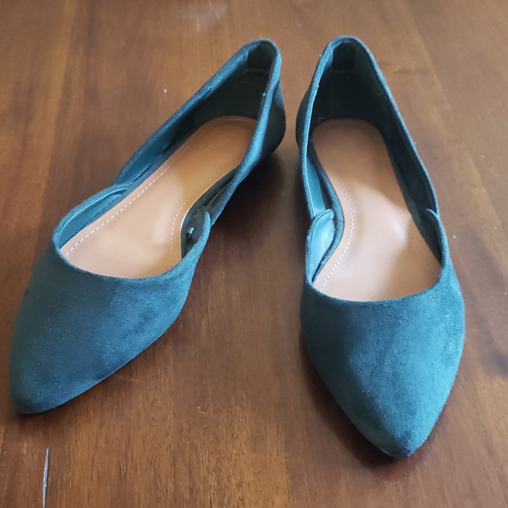 Foever 21 Forest green flats